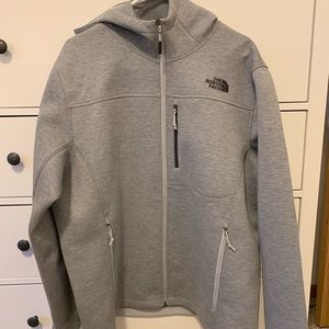 THE NORTH FACE Grey Athletic Hoodie